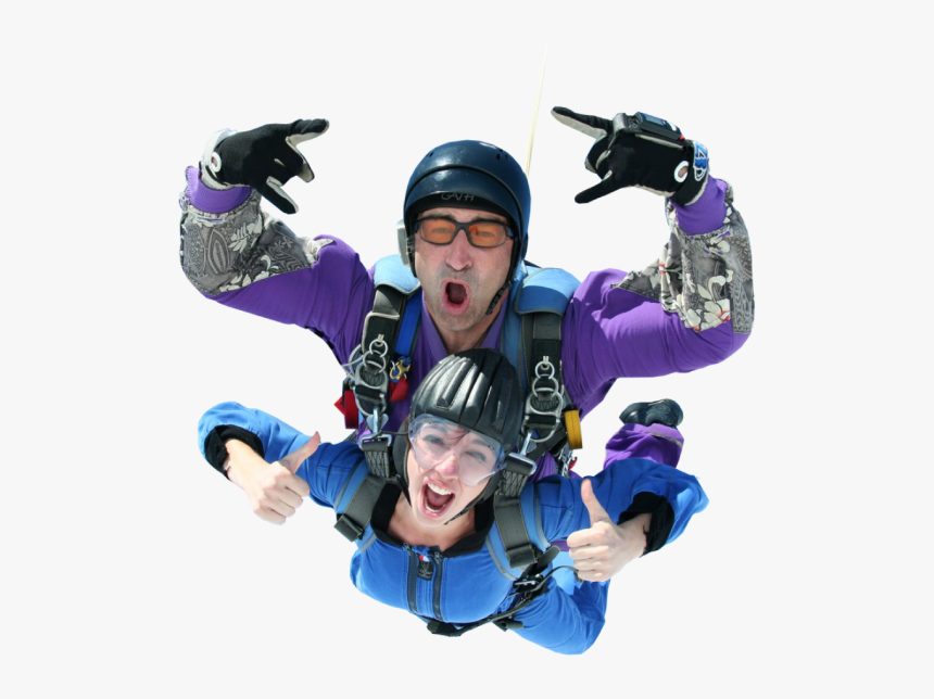 Person Skydiving Clear Background, HD Png Download, Free Download