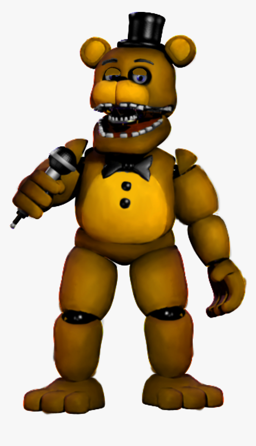 Fnaf Papercraft Withered Golden Freddy Unwithered Fredbear Full Body ...