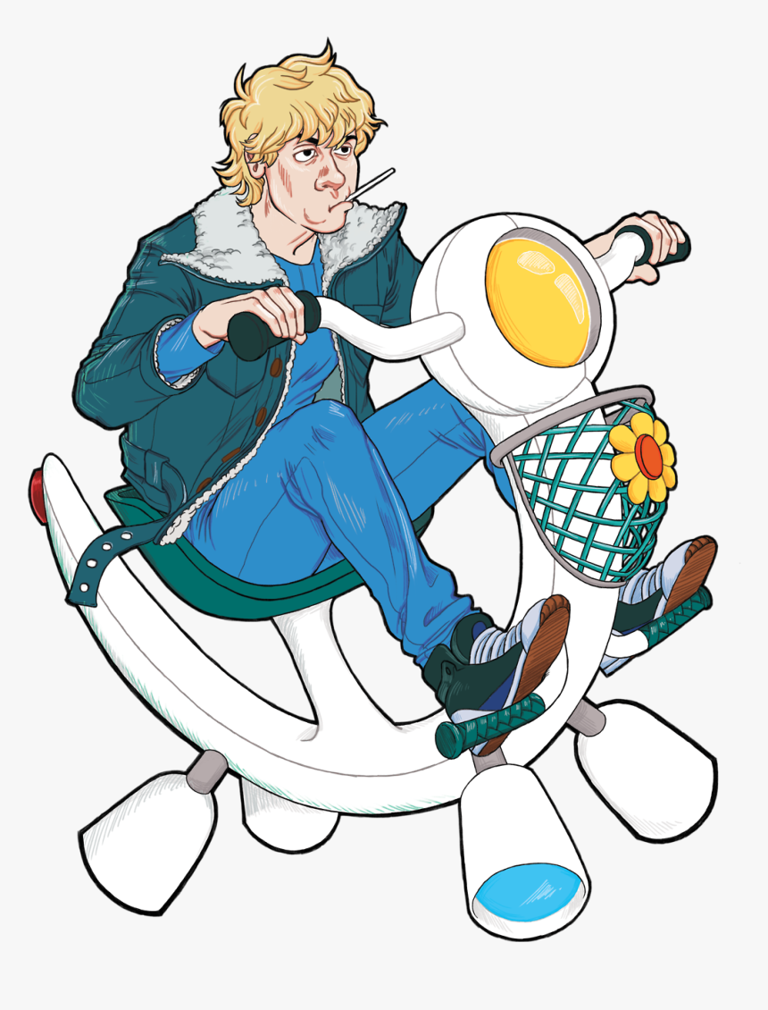 Hank On A Hover Bike, During His Brock Phase - Hank Venture Brock Jacket, HD Png Download, Free Download