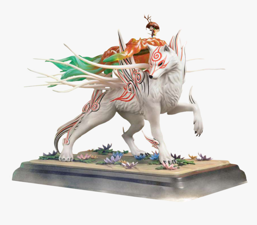 Shiranui 14” Statue By First 4 Figures - Okami Shiranui 14 Statue, HD Png Download, Free Download