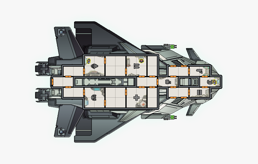 Elite Dangerous Federal Gunship, HD Png Download, Free Download