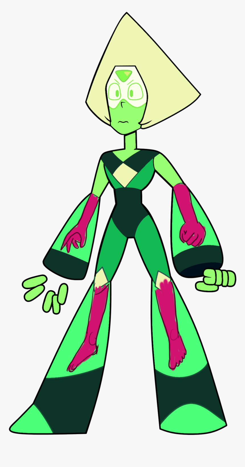 Transparent Peridot Wiki - Peridot Steven Universe Limb Enhancers, HD Png Download, Free Download