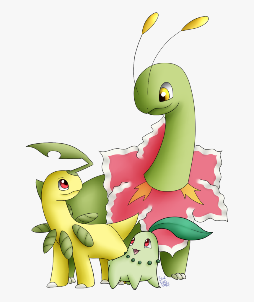 Chikorita Bayleef Meganium, HD Png Download, Free Download