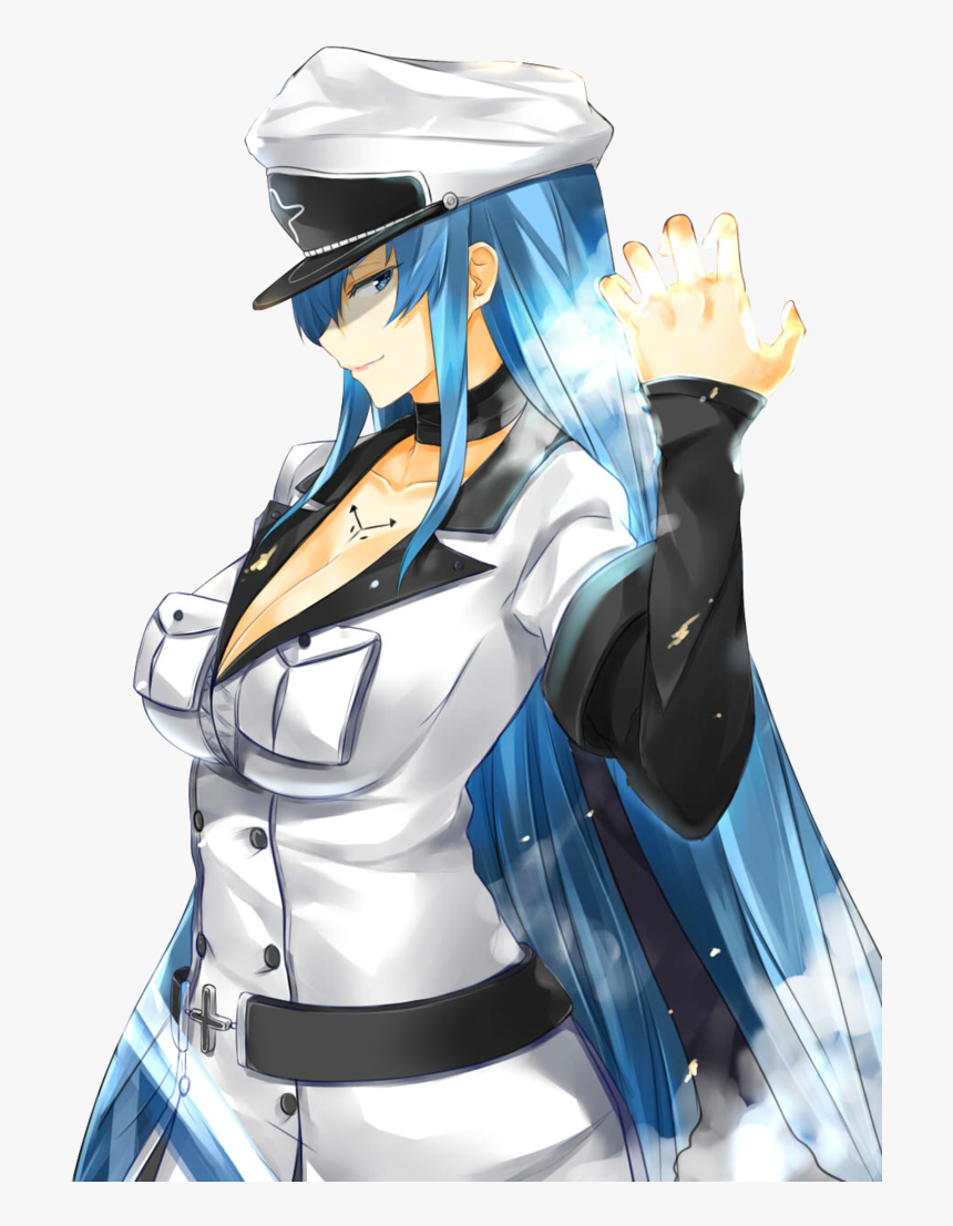 Akame Ga Kill Esdeath Fanart, HD Png Download - Kindpng