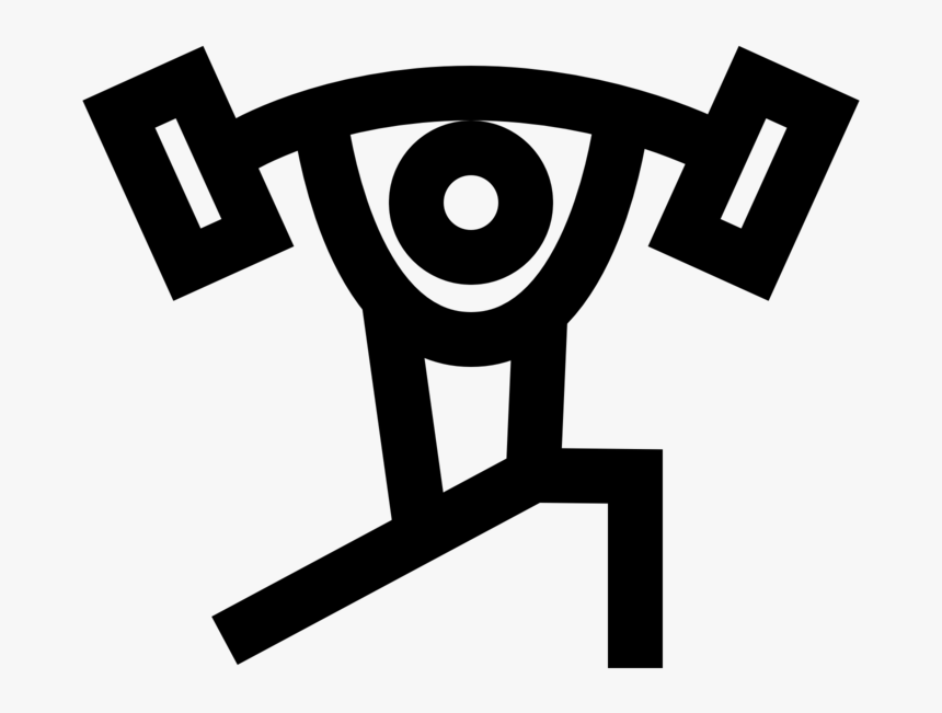 Weightlifting Icon - Weightlifter Icon Png, Transparent Png, Free Download