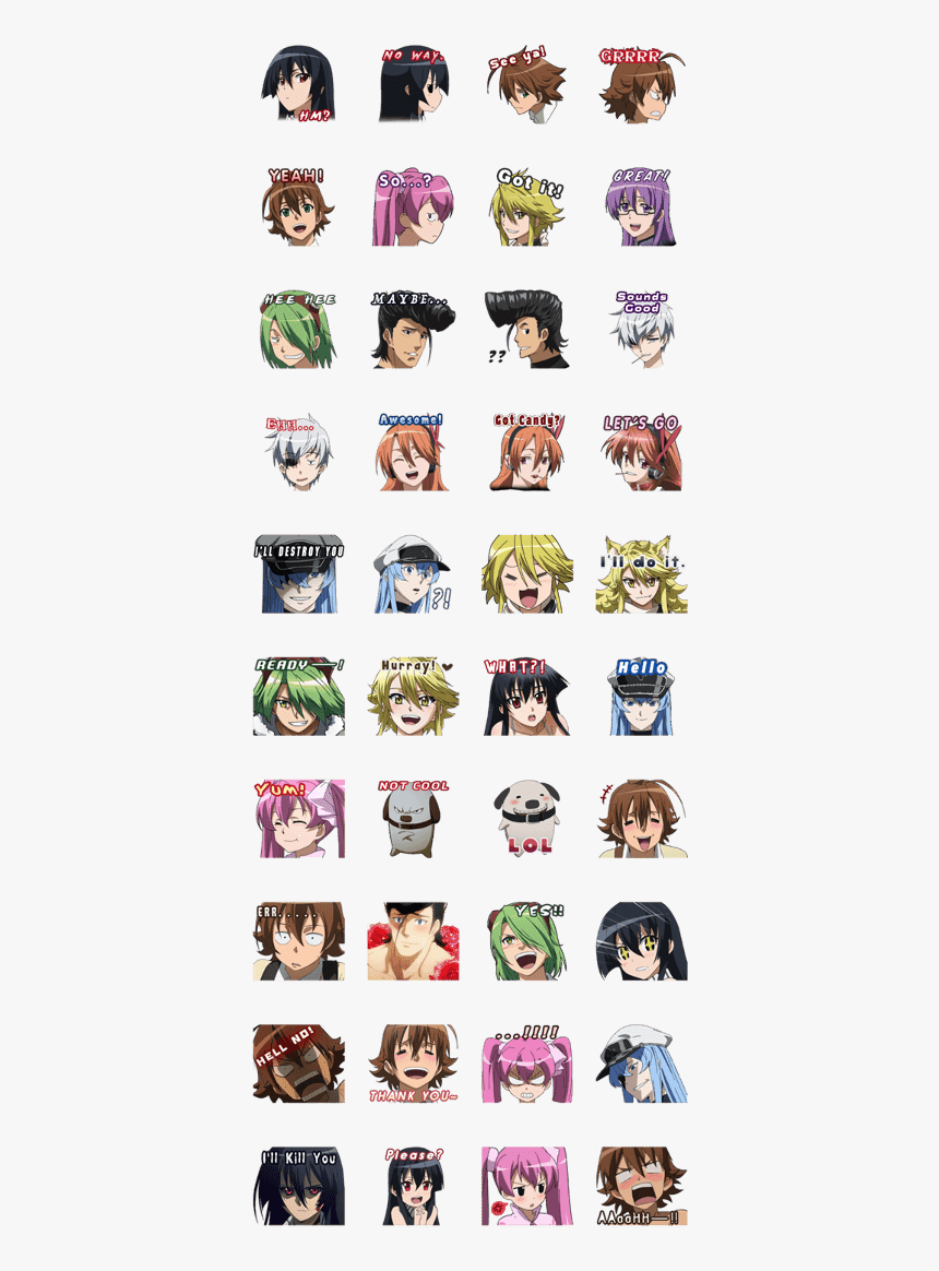 Akame Ga Kill - Kill La Kill Line Stickers, HD Png Download, Free Download