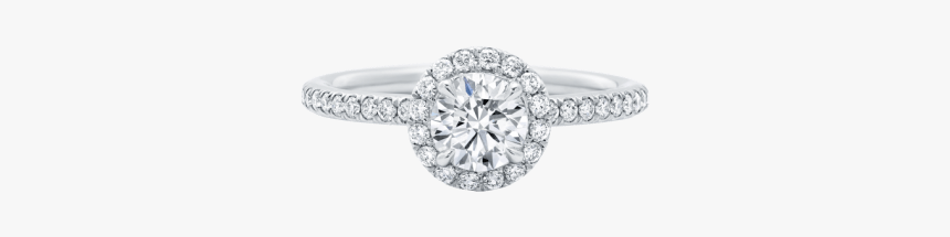 The One, Round Brilliant Diamond Micropavé Engagement - Engagement Ring, HD Png Download, Free Download