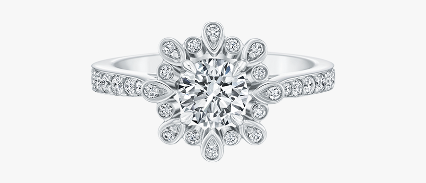 Winston Blossom Engagement Ring Harry Winston Associated - Ring, HD Png ...