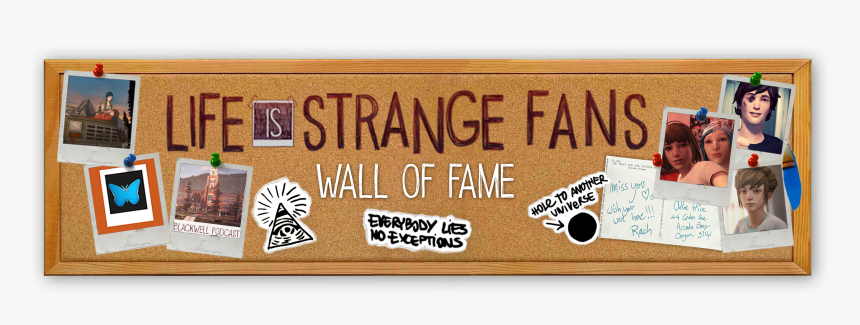 Wall Of Fame - Life Is Strange, HD Png Download, Free Download