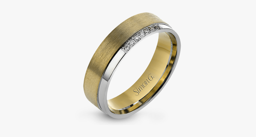 14k Two-tone Gold Men"s Ring Diamond Showcase Longview, - Mens Ring Gold, HD Png Download, Free Download