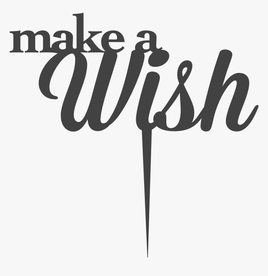 Make A Wish Cake Topper, HD Png Download, Free Download