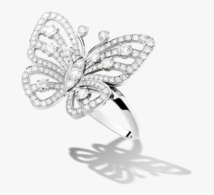 Mariah Carey Butterfly Ring Van Cleef And Arpels, HD Png Download - kindpng
