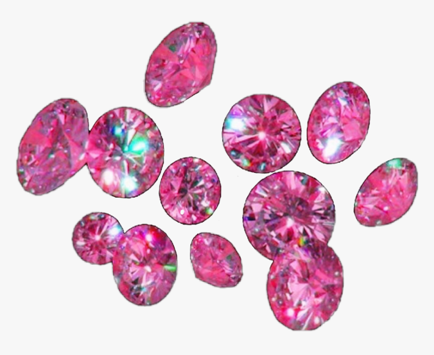 Pink Crystal Diamonds Cristales Rosados Diamantes Rosa - Diamonds Png, Transparent Png, Free Download