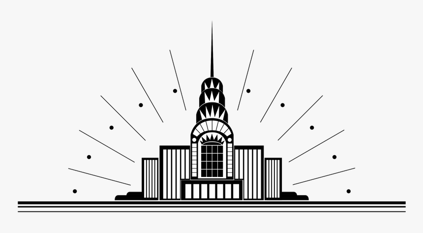 Free Divider Clipart The Art Deco Building Illustration Hd Png Download Kindpng