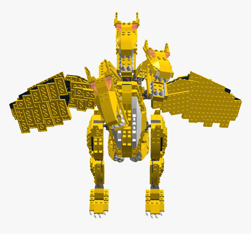Http I39 Tinypic Com Fy0do8 Pnglego Godzilla Vs King - Lego King Ghidorah, Transparent Png, Free Download