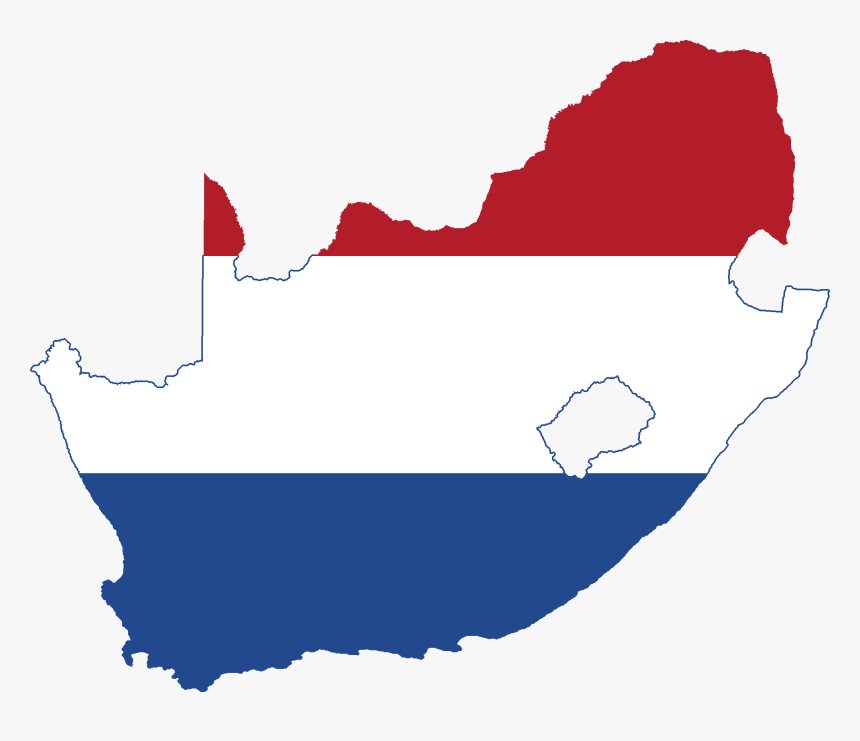 Flag Map Of South Africa - South Africa Country Flag Map, HD Png Download, Free Download