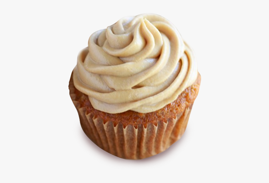 Carrot Cup Cake With Icing - Cupcake, HD Png Download, Free Download