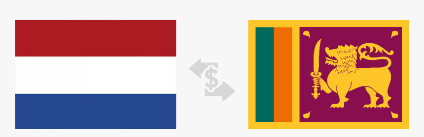 Srilanka And Netherlands Flag - Sri Lanka Flag Png, Transparent Png, Free Download