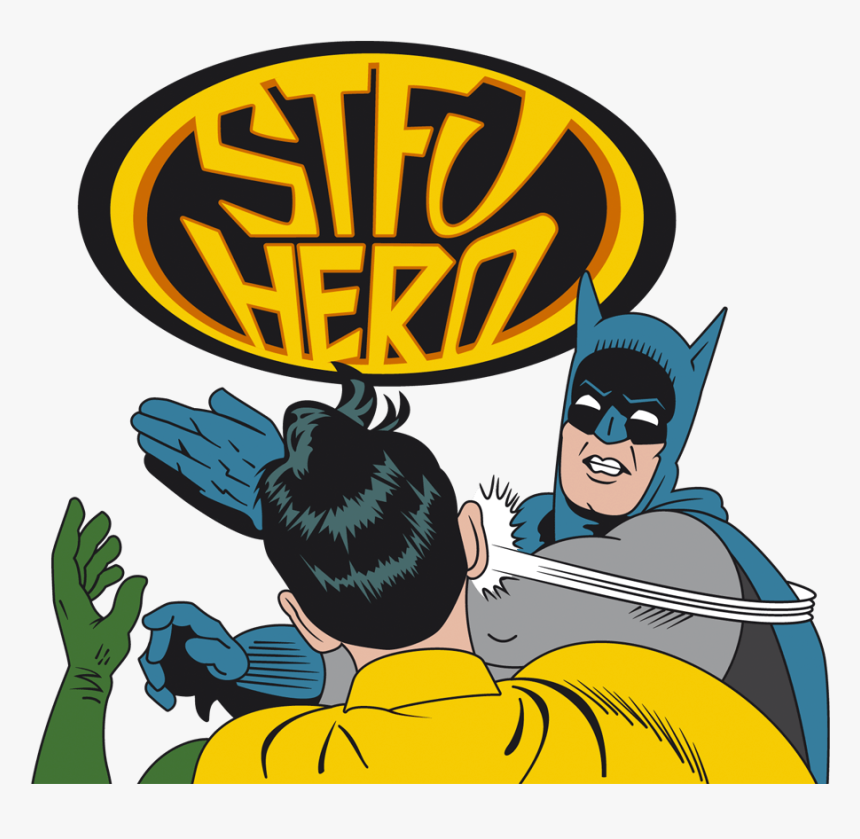 Batman And Robin Png , Png Download - Batman Slaps Robin Png, Transparent  Png - kindpng