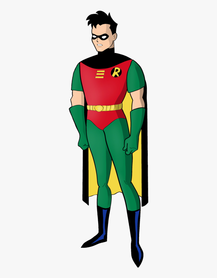 American Robin Clipart Drawn - Batman The Animated Series Robin, HD Png  Download - kindpng
