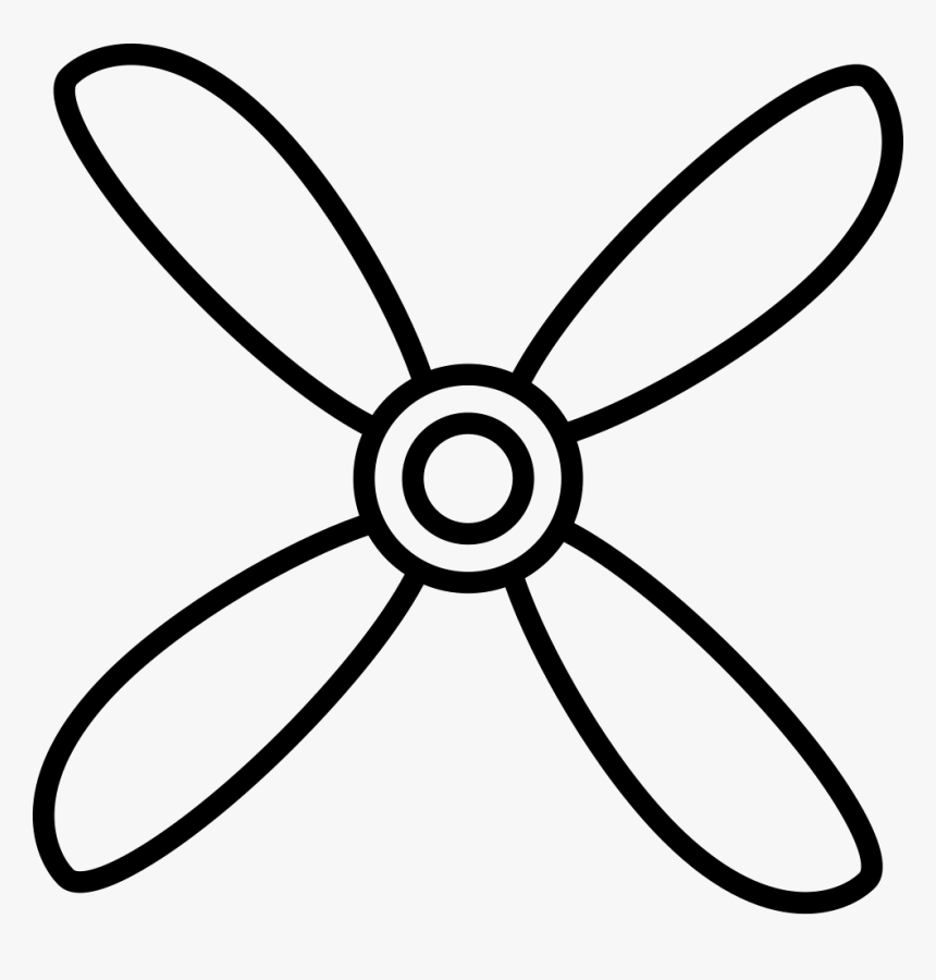 Big Propeller - Flower Icon, HD Png Download, Free Download