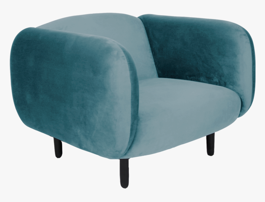 Mora Velvet Armchair - Club Chair, HD Png Download, Free Download