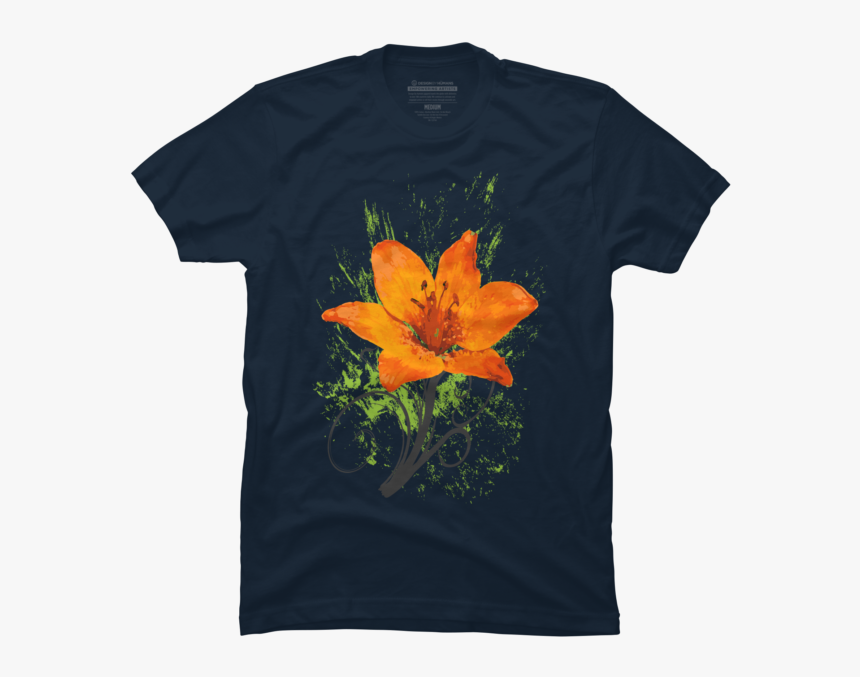 Gogeta Blue Shirt - Orange Lily, HD Png Download, Free Download