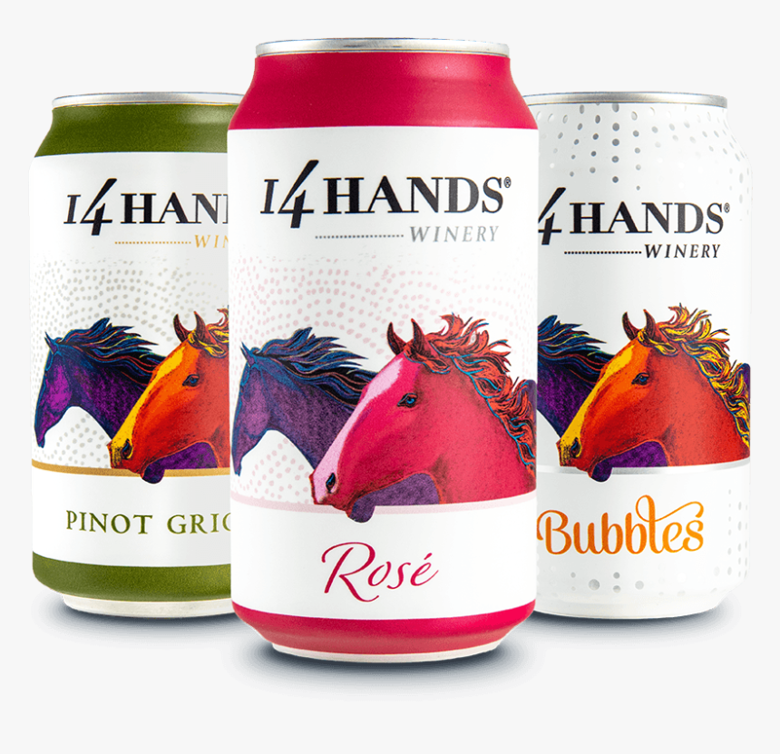 Michelle Wine Estates’ Has Canned Up Its 14 Hands Brand - 14 Hands Wine Cans, HD Png Download, Free Download