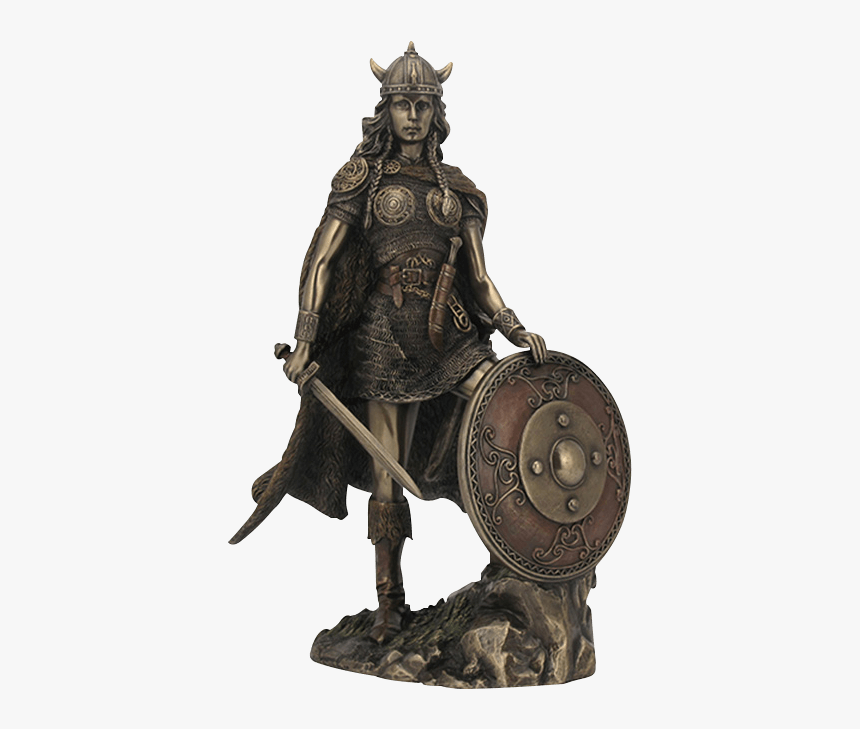 Female Viking Warrior Statue, HD Png Download, Free Download