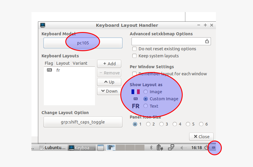 Pc105 - Keyboard Layout Handler Lubuntu, HD Png Download, Free Download