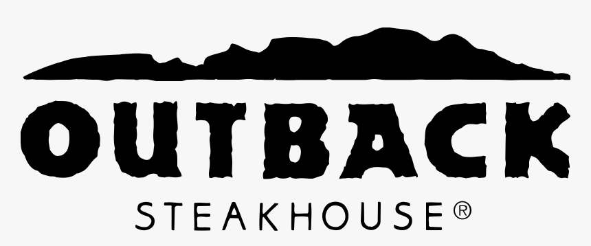 Outback Steakhouse Logo Black And White - Outback Steakhouse Logo Png, Transparent Png, Free Download