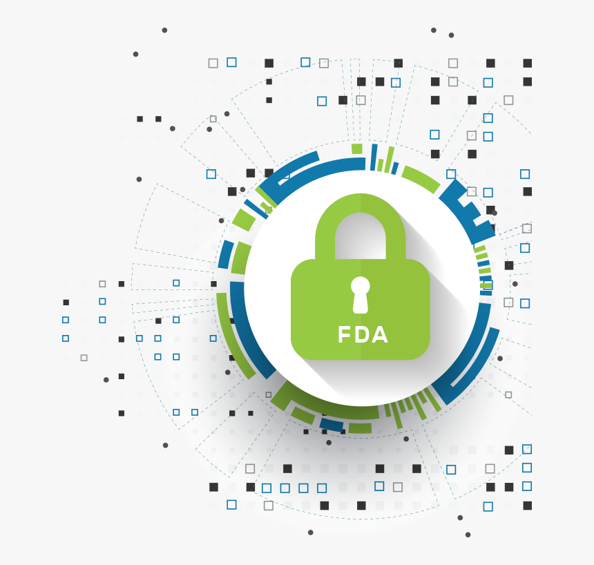 An Image Of A Decorative Lock Icon Representing Fda - Future Of Ai In Cyber Security, HD Png Download, Free Download