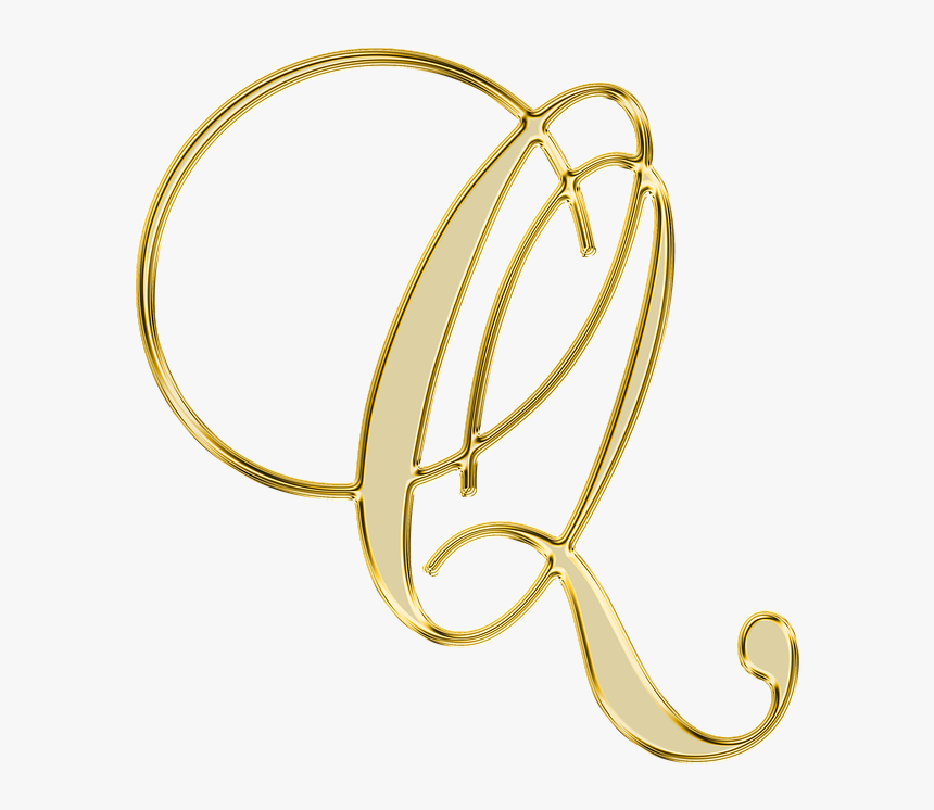 Letter Q Gold Png, Transparent Png, Free Download