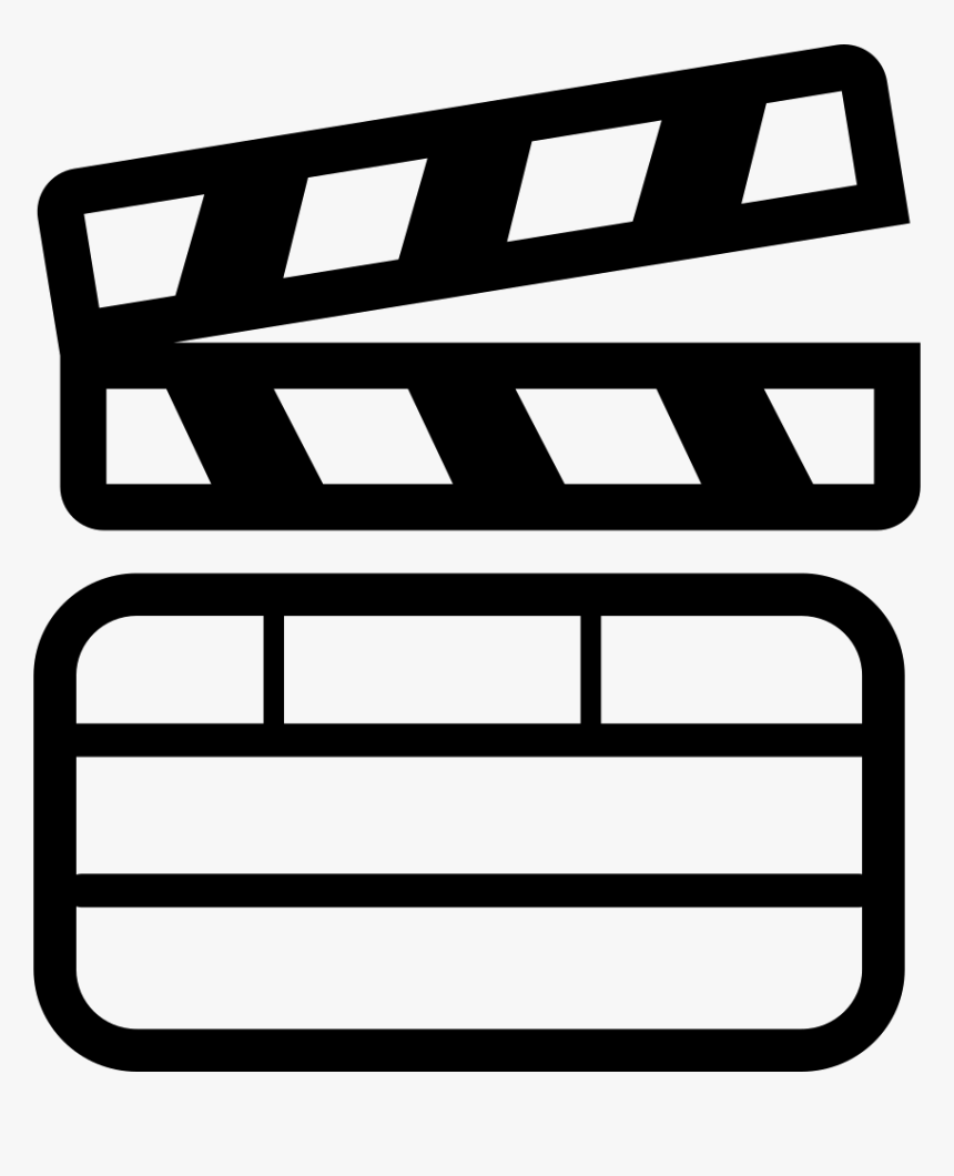 Cinema Slate For Cinema Scenes Numbering - Icono De Escena Png, Transparent Png, Free Download