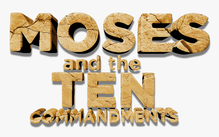 Moses And The Ten Commandments - Calligraphy, HD Png Download, Free Download