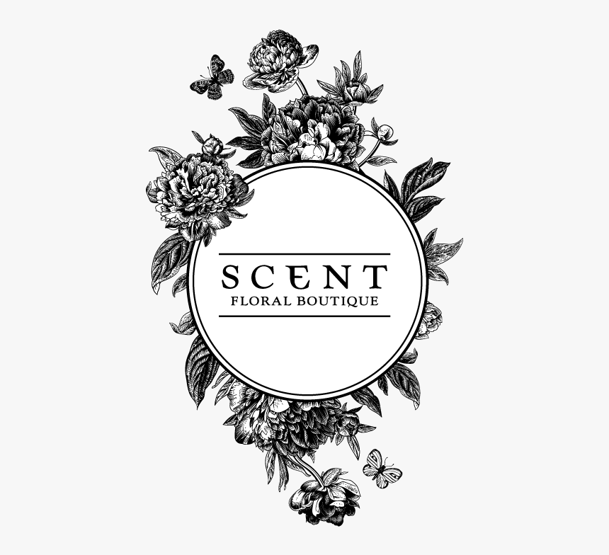 Scent Floral Boutique Logo - His Grace Is Sufficient Bible Verse, HD Png Download, Free Download