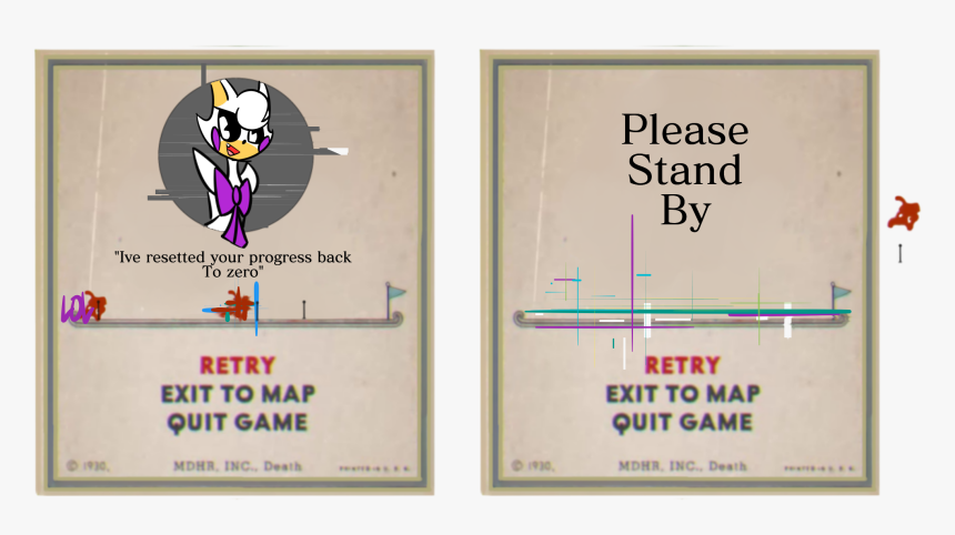 Cuphead Oc Card Base - Cuphead Boss Death Cards, HD Png Download, Free Download