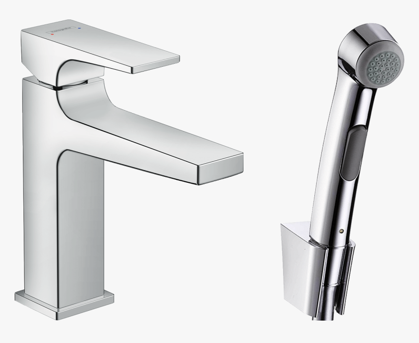 Single Lever Basin Mixer With Lever Handle With Bidette - Hansgrohe Shattaf Price, HD Png Download, Free Download