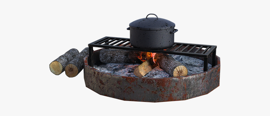 Firepit, Flames, Cooking, Campfire, Heat, Wood, Hot - Outdoor Grill Rack & Topper, HD Png Download, Free Download