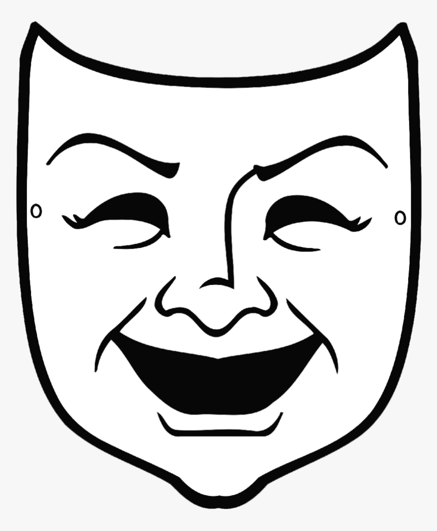 comedy-and-tragedy-mask-coloring-pages