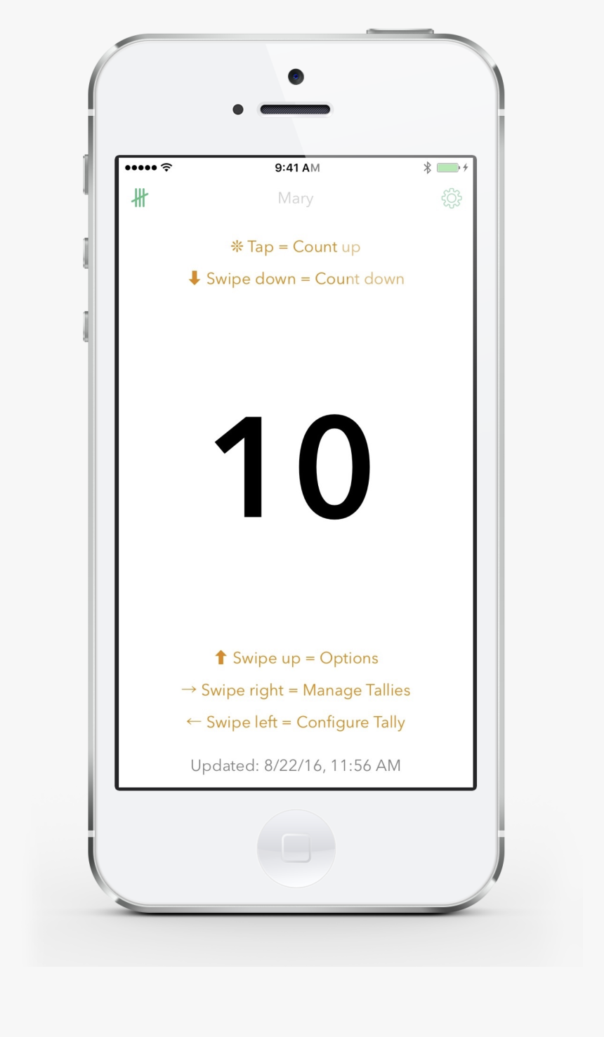 Tally On Iphone - Smartphone, HD Png Download, Free Download