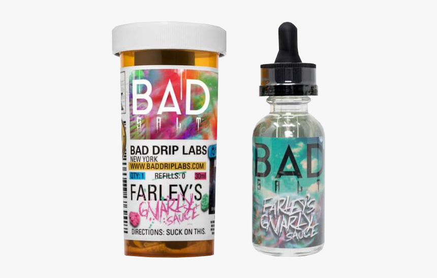 Farley"s Gnarly Sauce Salt - Bad Drip Farley's Gnarly Sauce Salt, HD Png Download, Free Download