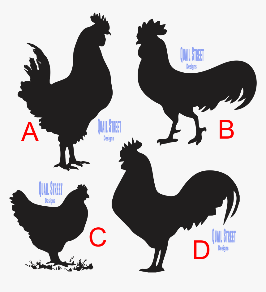 Download Chicken Rooster Vinyl Decal Chicken Silhouette Hd Png Download Kindpng