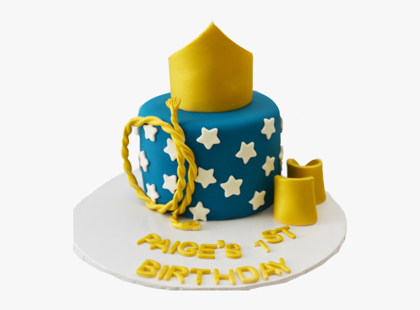 Wonder Woman Chocolate Cake With Fondant Gold Crown, - Birthday Cake, HD Png Download, Free Download