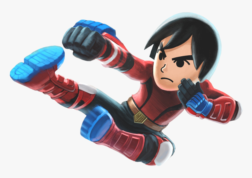 Action Figure Toy Boxing Cartoon Figurine - Smash Ultimate Mii Brawler, HD Png Download, Free Download