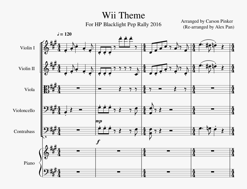 Transparent Mii Png Wii Theme Song Sheet Music Png Download Kindpng - friends theme song sheet music piano roblox