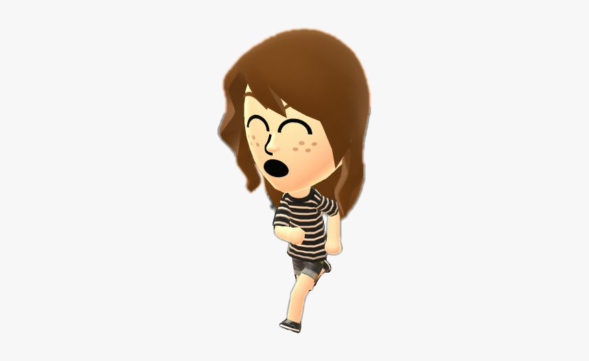 #mii #run #qq - Cartoon, HD Png Download, Free Download