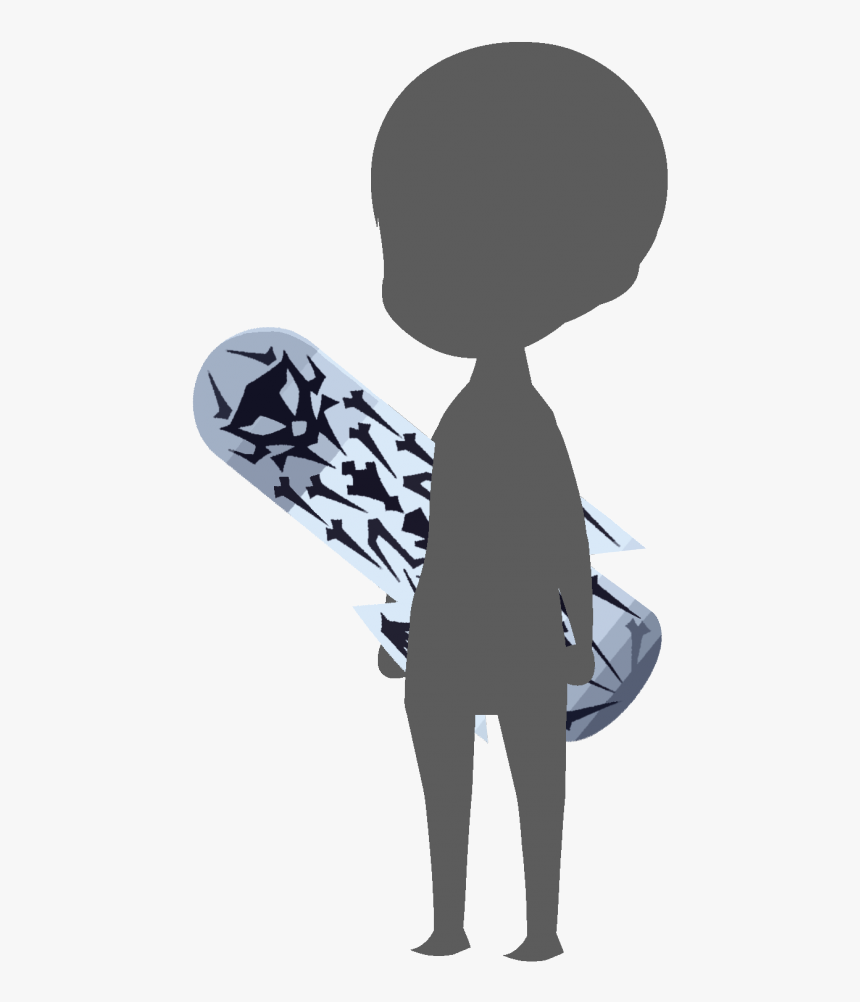 Transparent Skateboard Silhouette Png - Roxas Skateboard, Png Download, Free Download