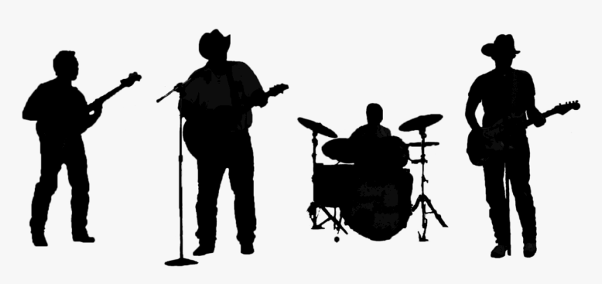 "the Band Members Of Gravel Roads Want To Move Their - Silhouette, HD Png Download, Free Download