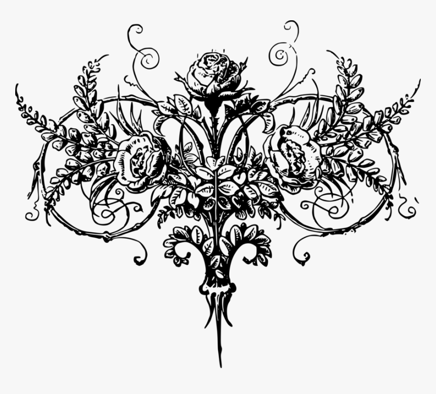 Art,symmetry,monochrome Photography - Illustration, HD Png Download, Free Download